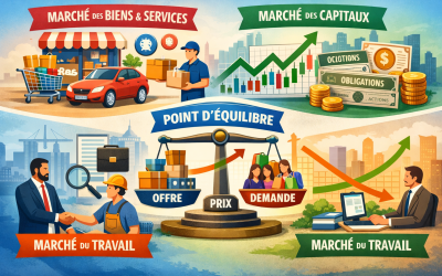 Les différents marchés en économie