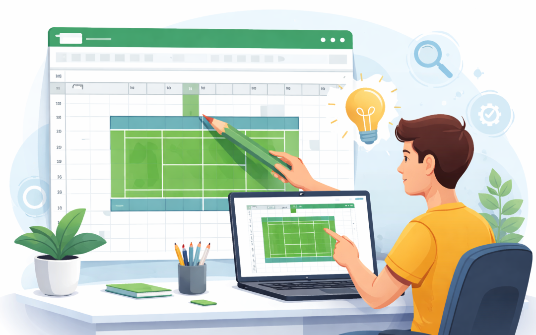 Changer la taille des lignes et colonnes sur EXCEL